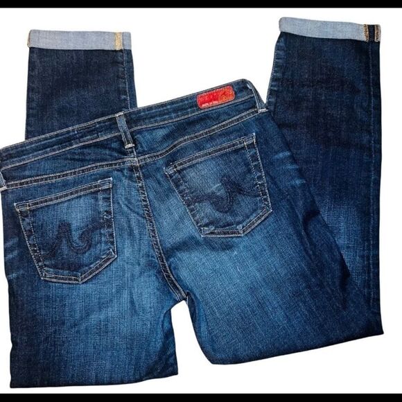 #315 AG ADRIANO GOLDSCHMIED the cropped slit jeans - Picture 8 of 11